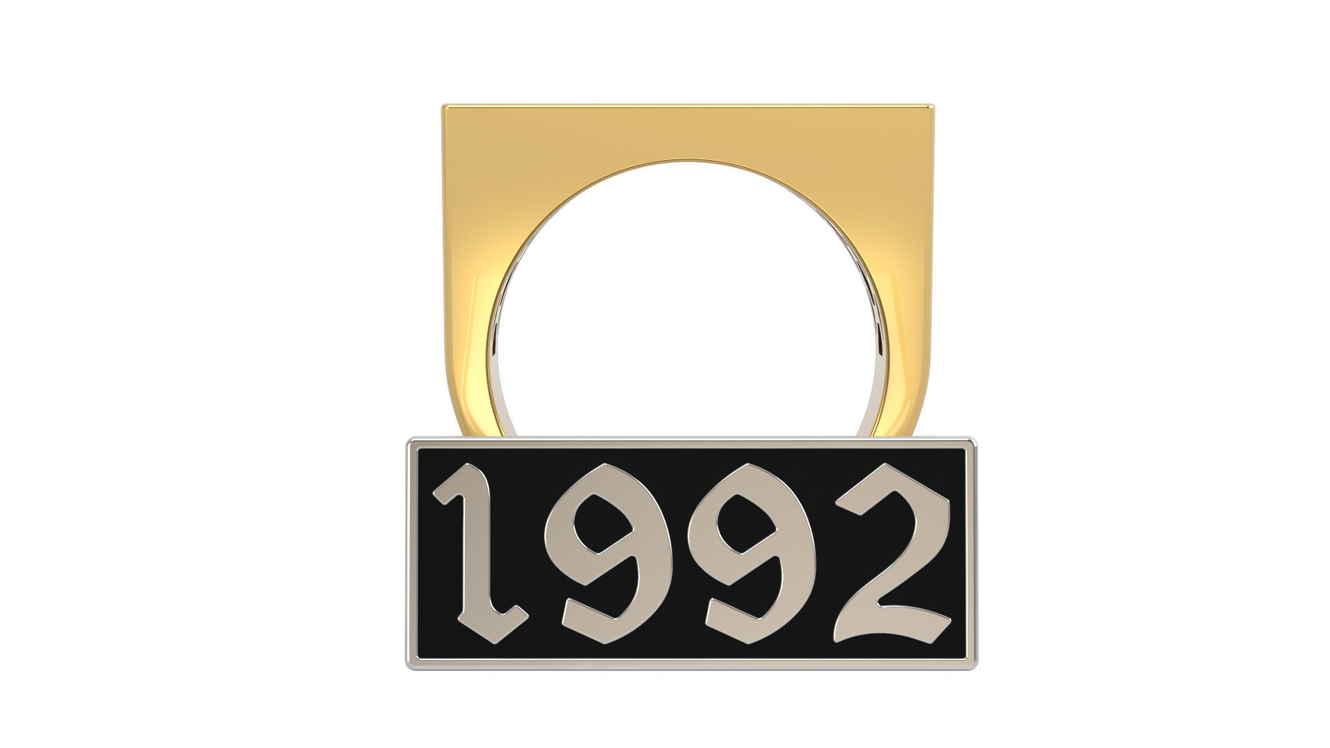 1980 - 2019 Ring Set with and without gallery Size 5 - 9 US 3D Model Collection_19