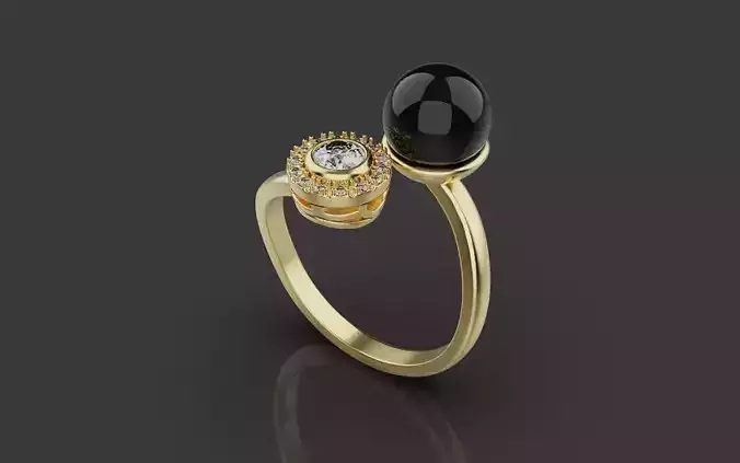 Ring With Pearl 0085