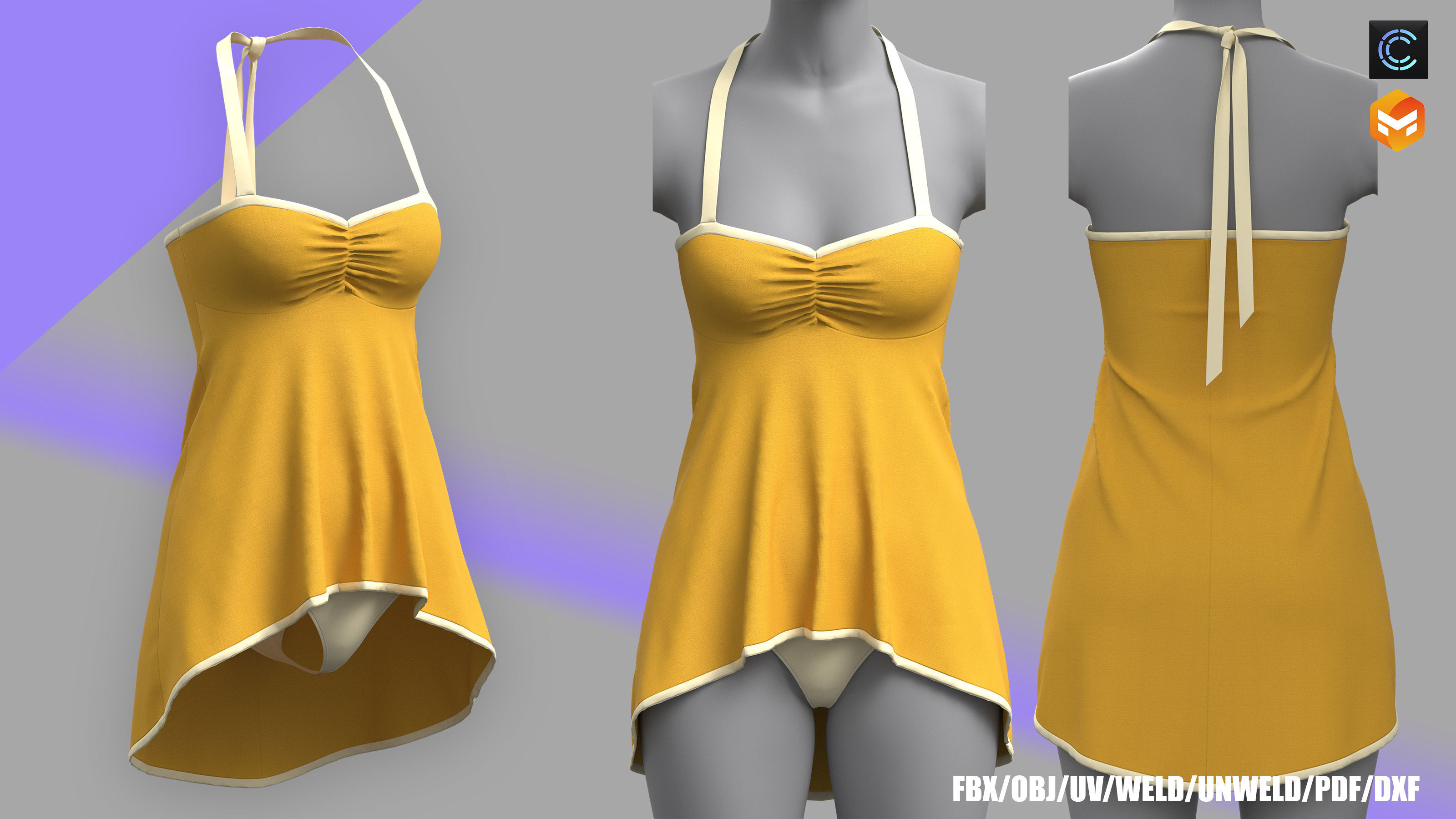 swimsuit-summer 3D model_9