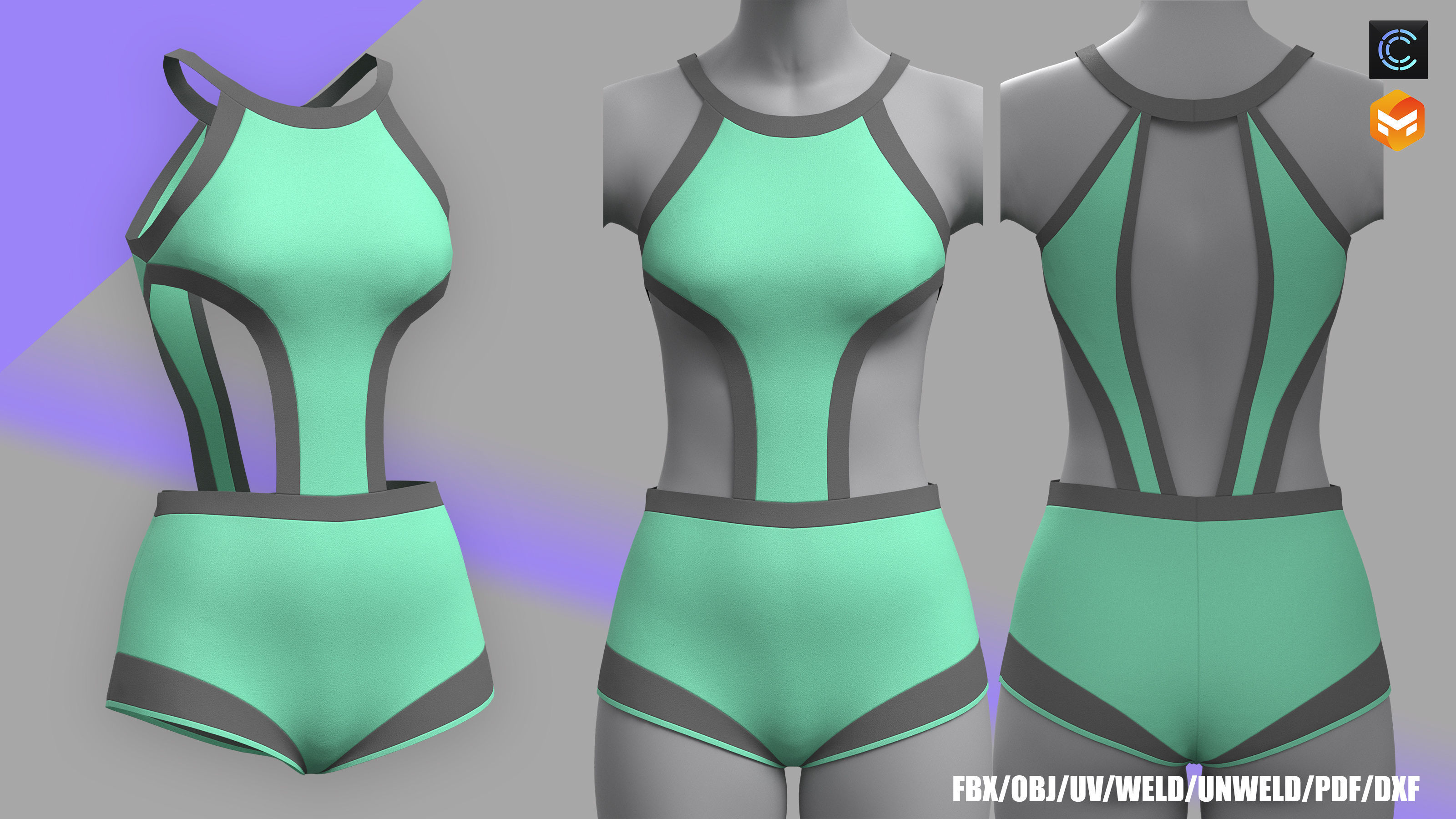 swimsuit-summer 3D model_4