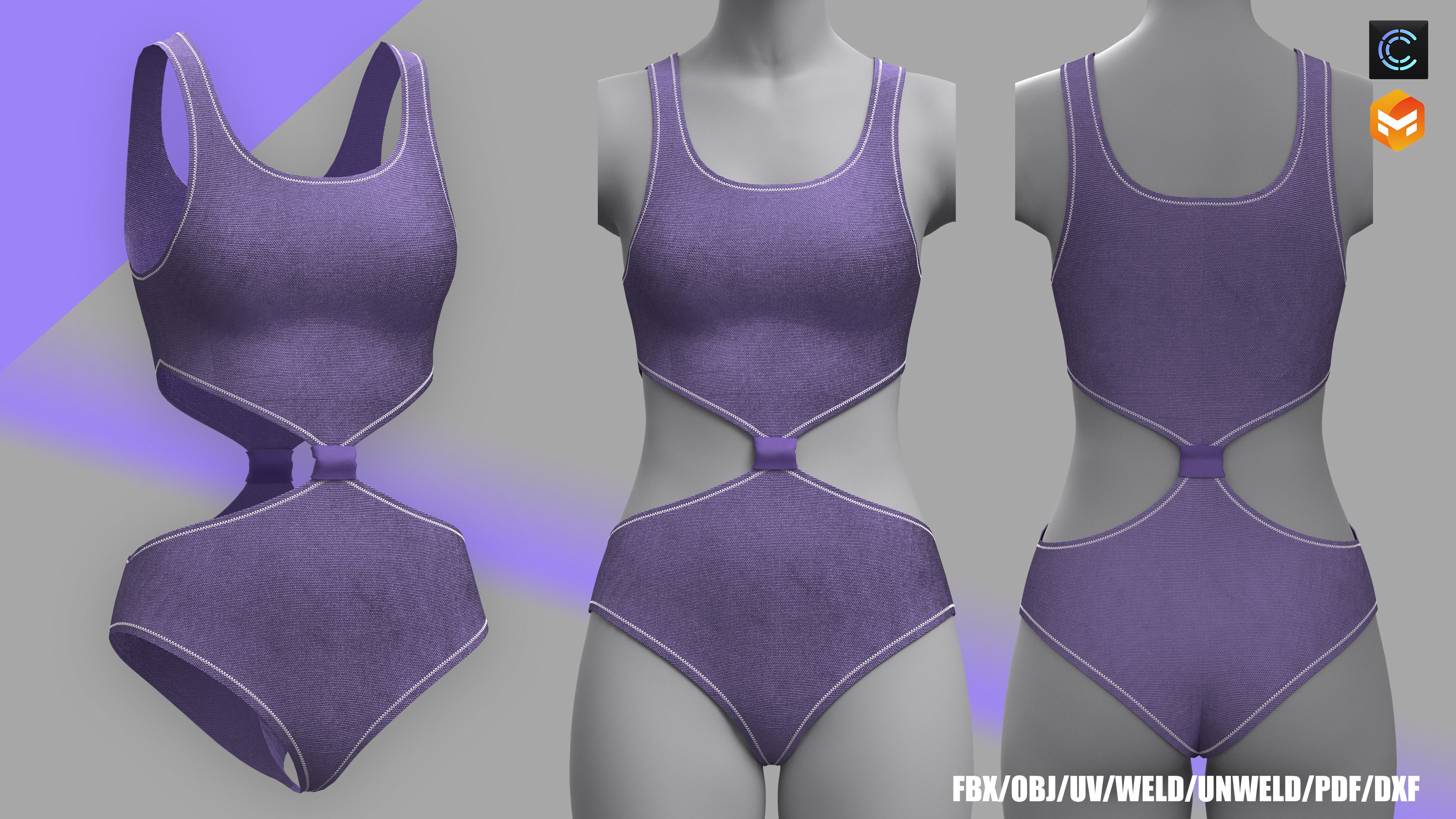 swimsuit-summer 3D model_5