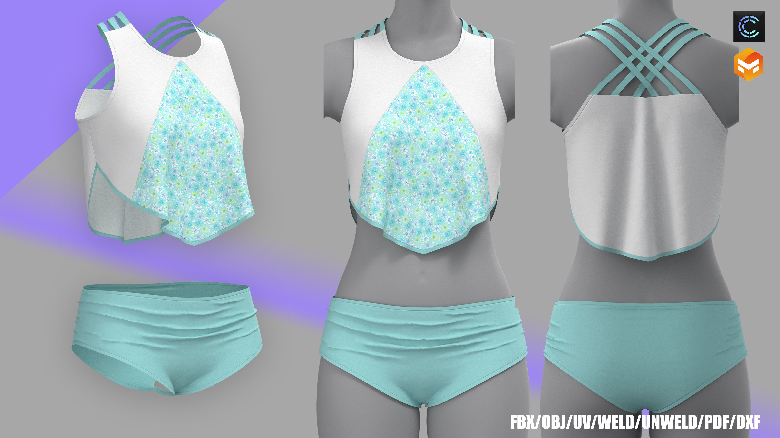 swimsuit-summer 3D model_8