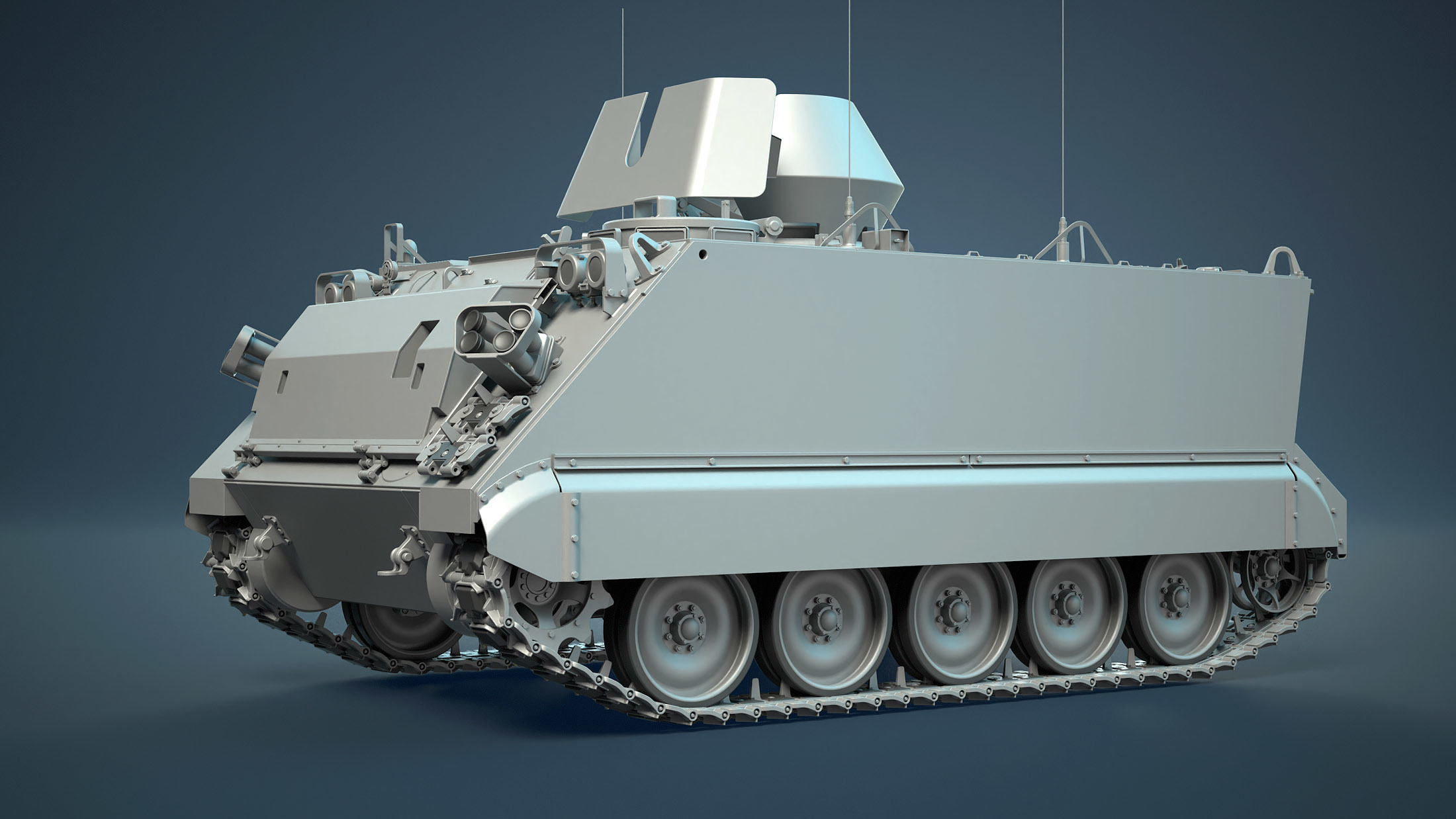 M113 APC High-Poly 3D model_2