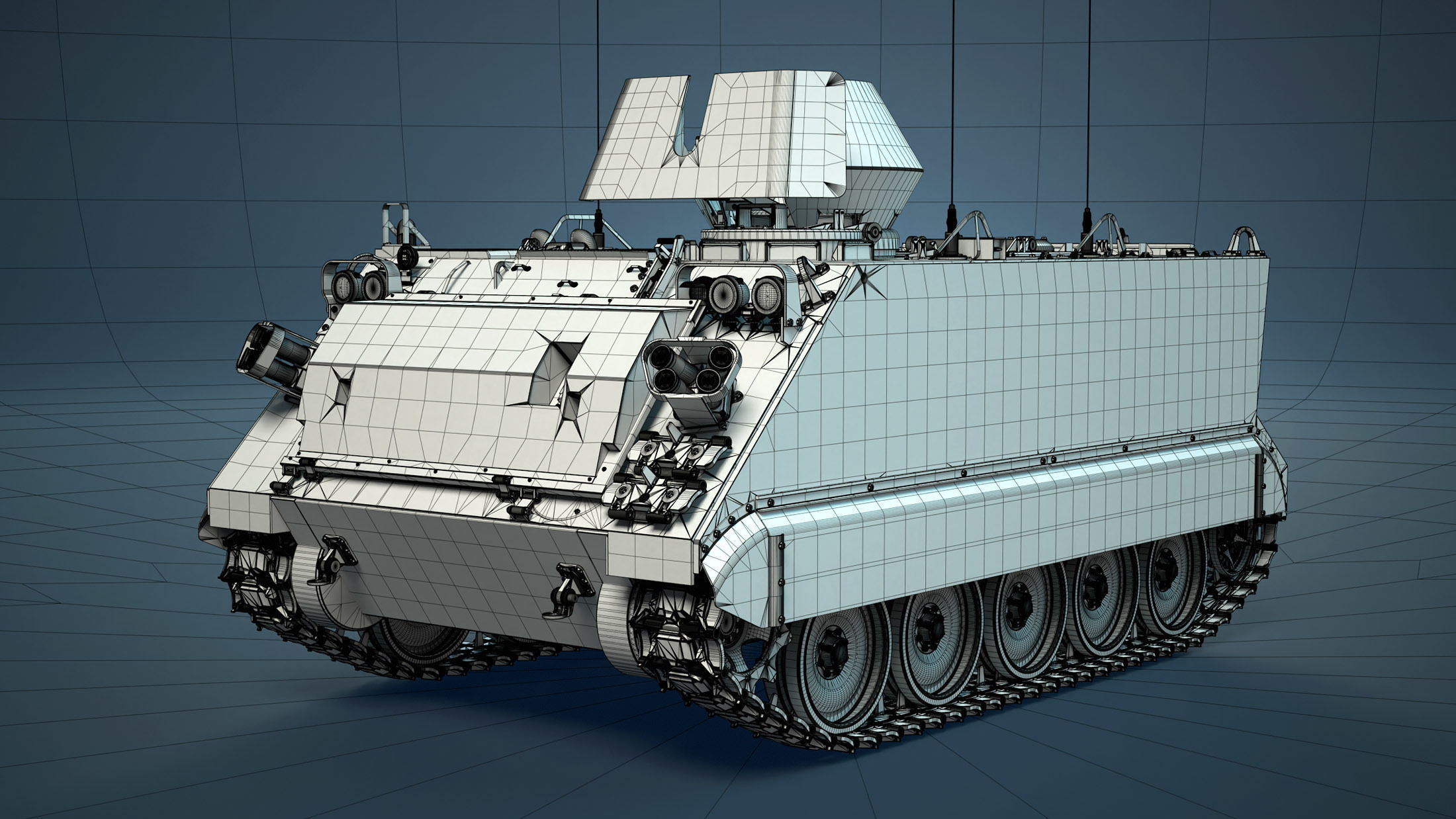 M113 APC High-Poly 3D model_14