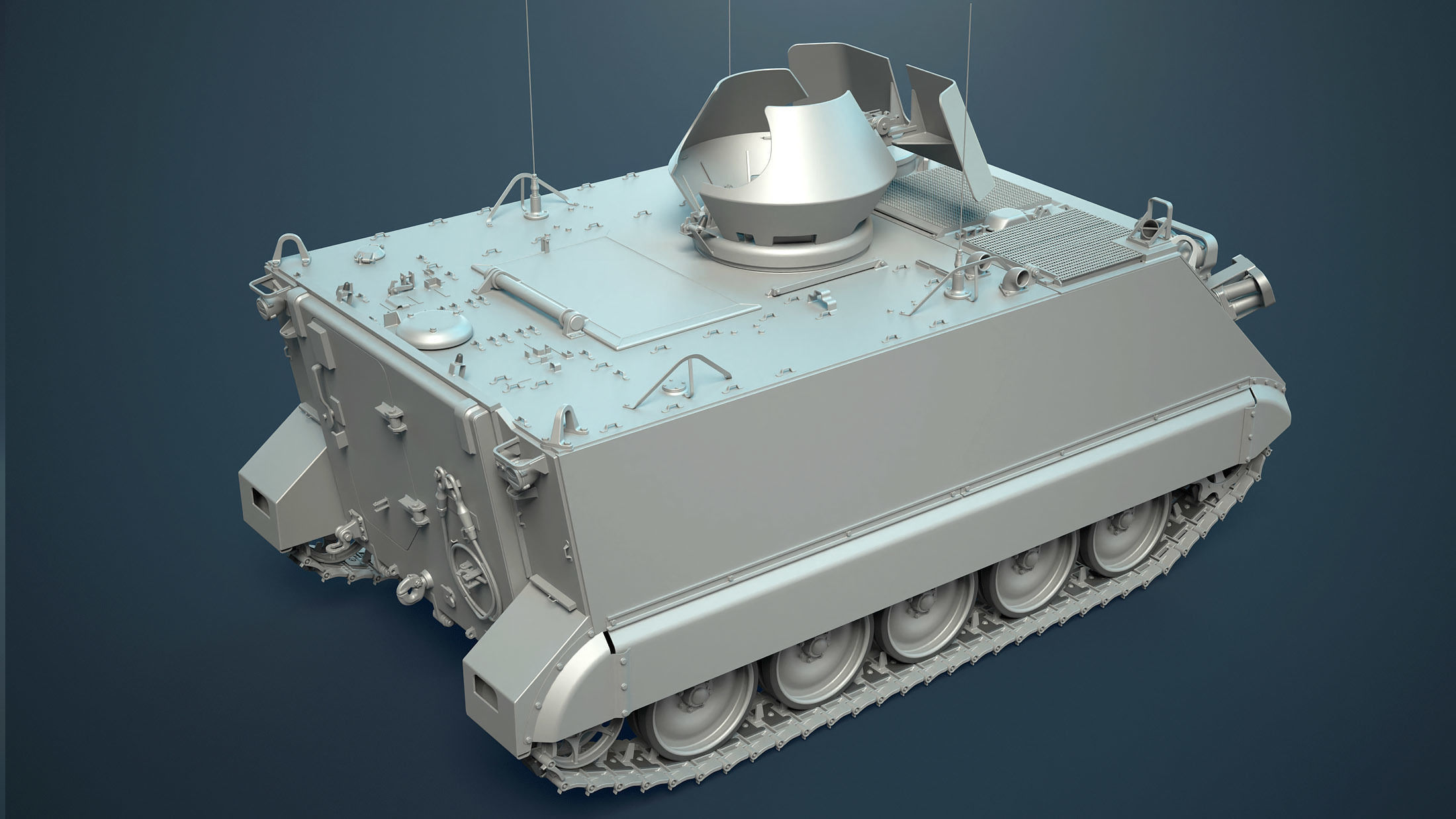 M113 APC High-Poly 3D model_5