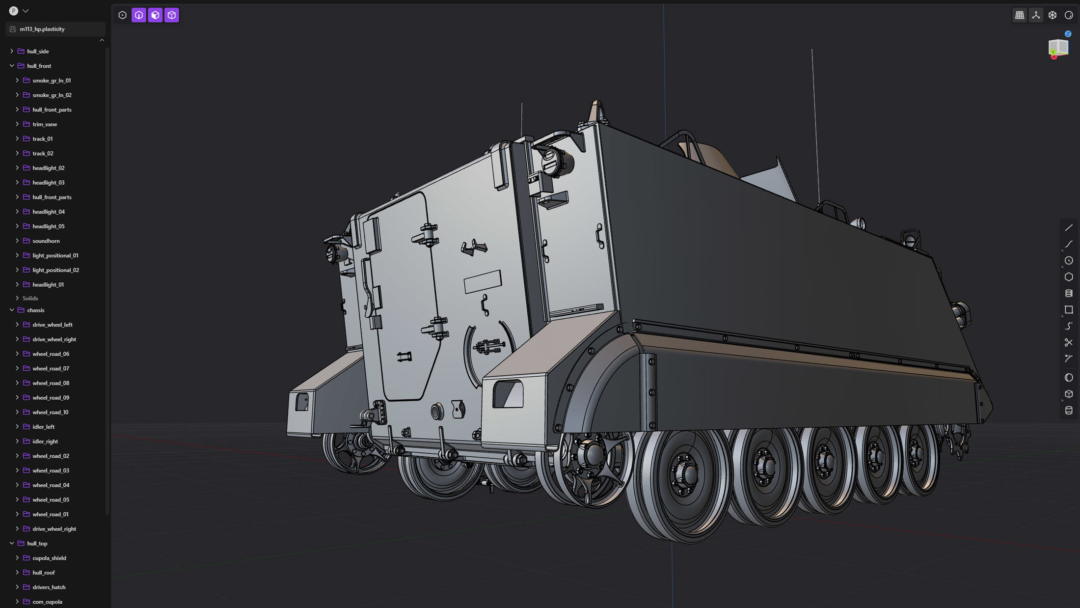M113 APC High-Poly 3D model_18