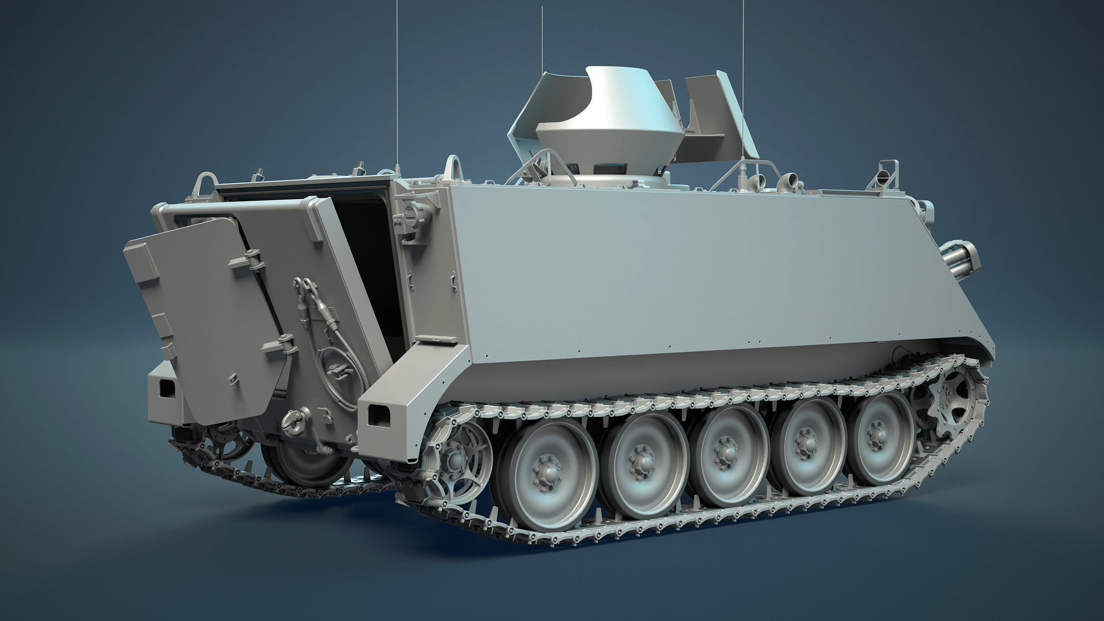 M113 APC High-Poly 3D model_4