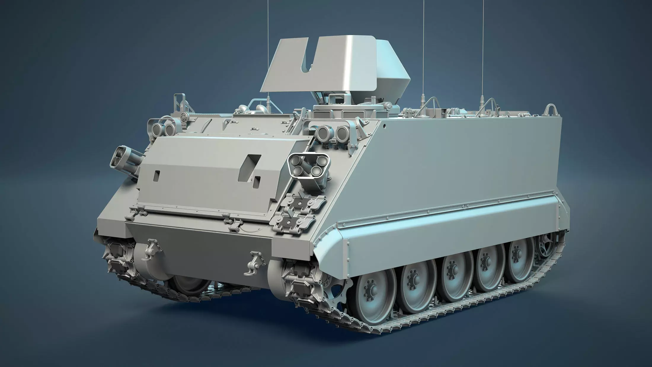 M113 APC High-Poly 3D model_0