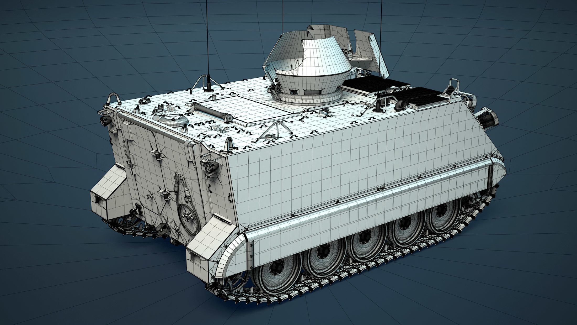 M113 APC High-Poly 3D model_15