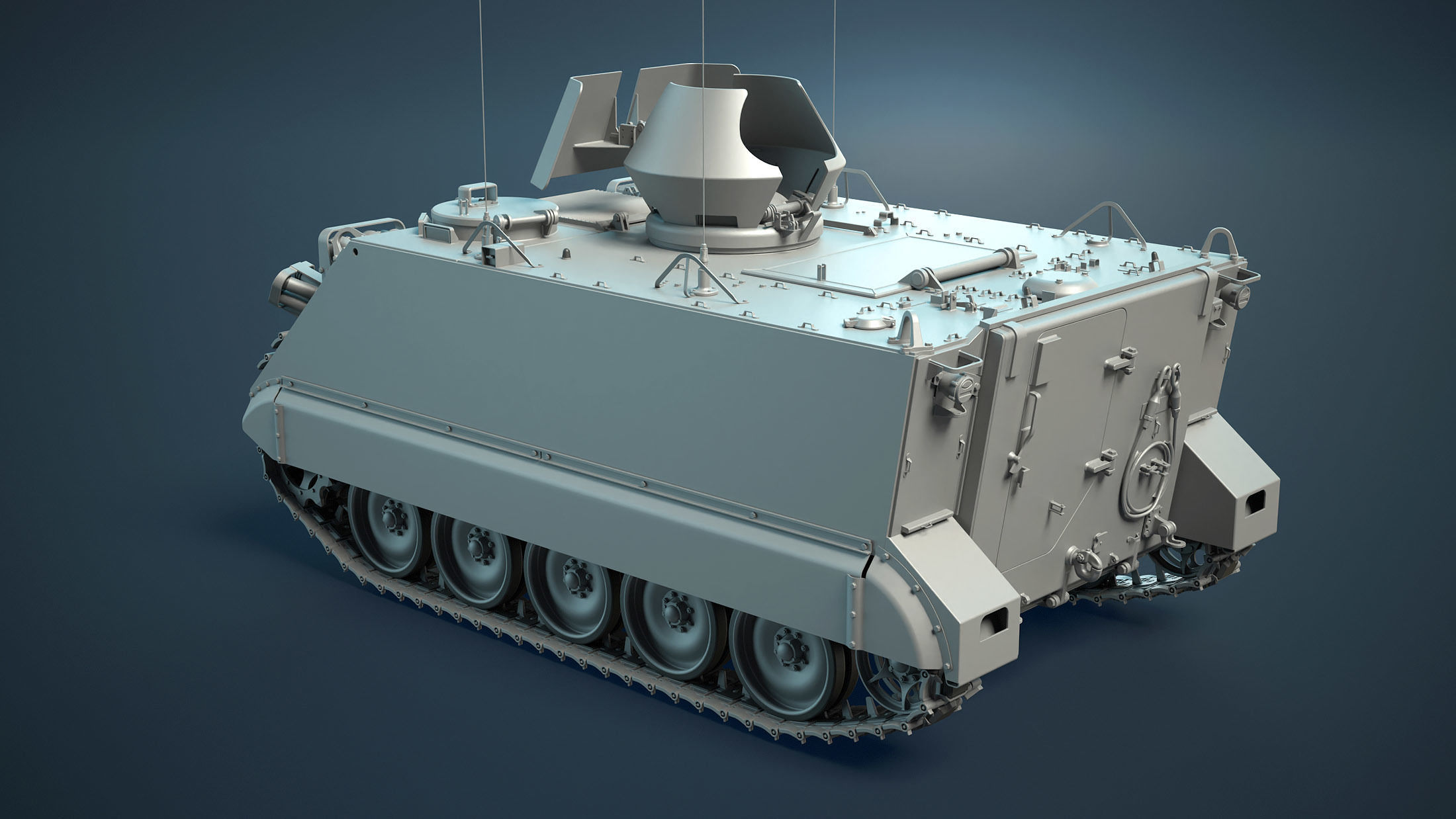 M113 APC High-Poly 3D model_3