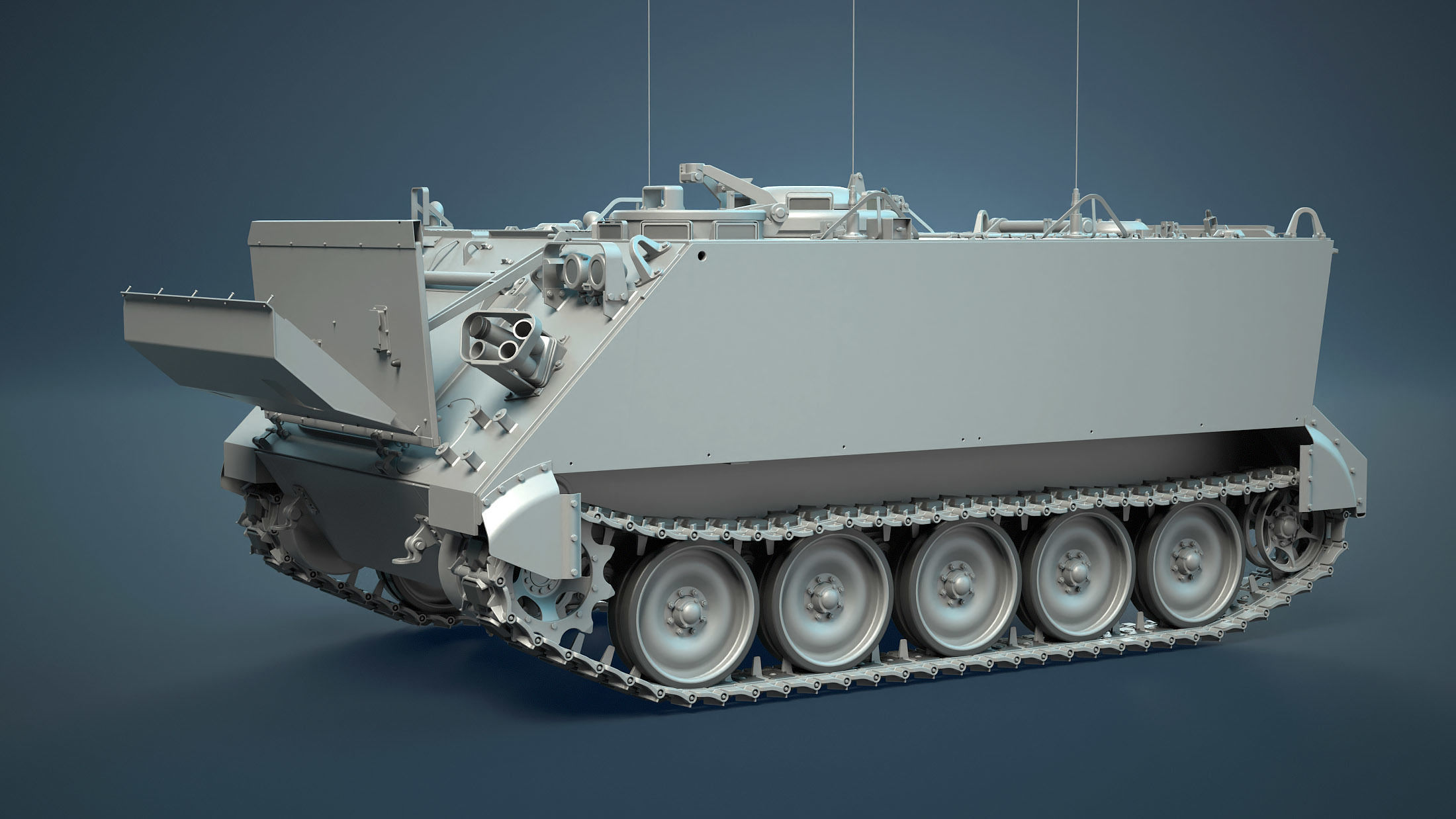 M113 APC High-Poly 3D model_7