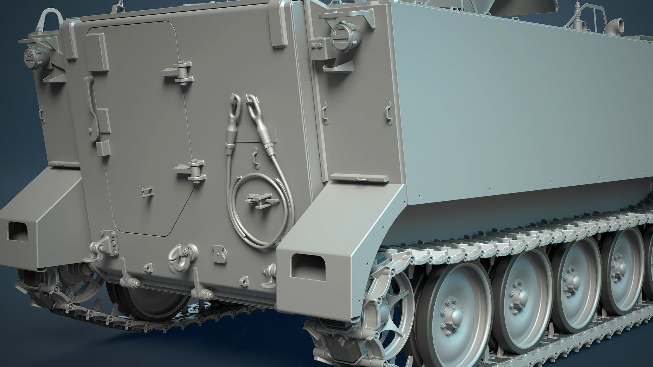 M113 APC High-Poly 3D model_10