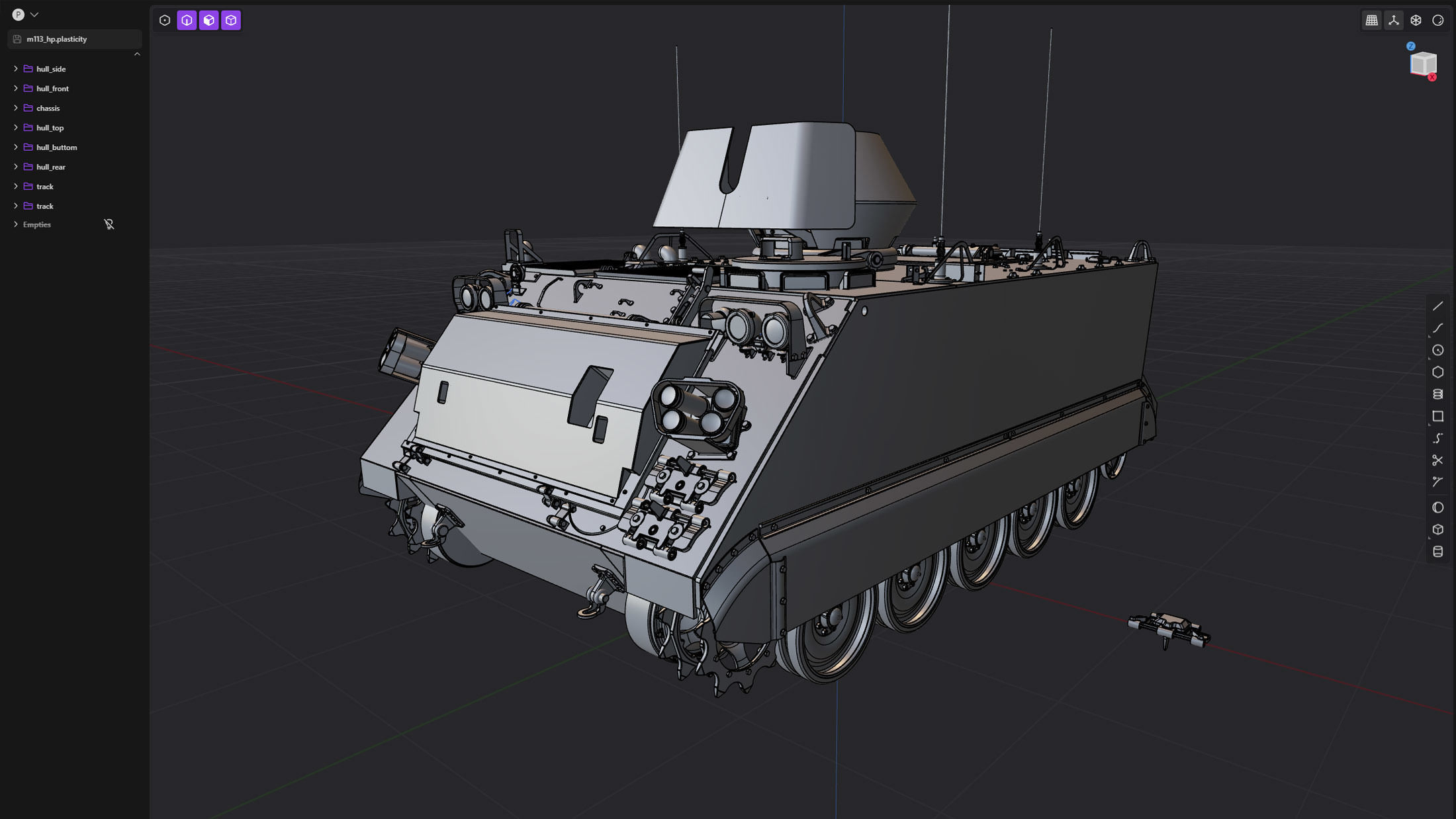 M113 APC High-Poly 3D model_17
