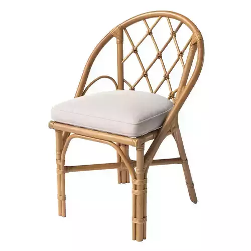 Bonton Rattan Chair 3D model