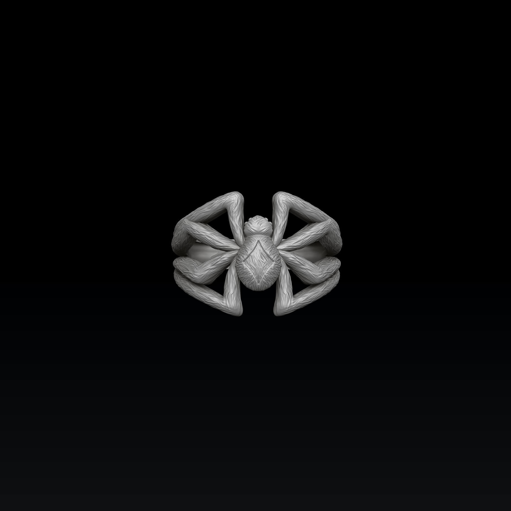 Spider Ring 3D print model_1