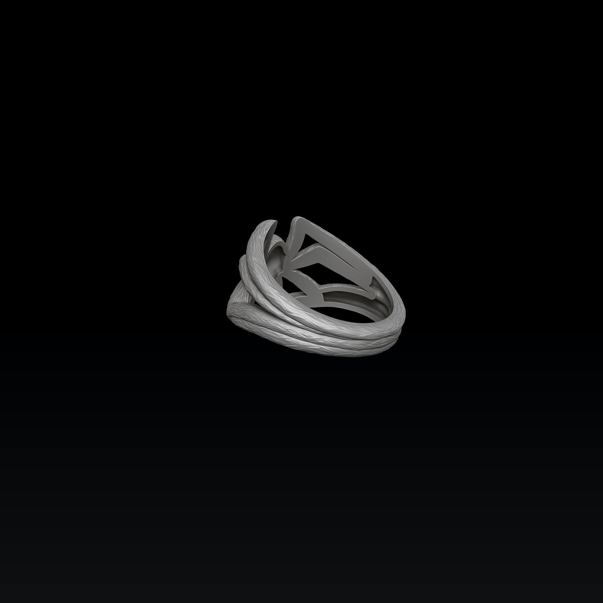 Spider Ring 3D print model_2
