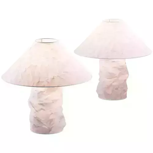 383 Lampampe paper table lamp by Ingo Maurer