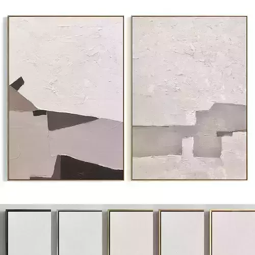 Plaster Two Photo Frame 349