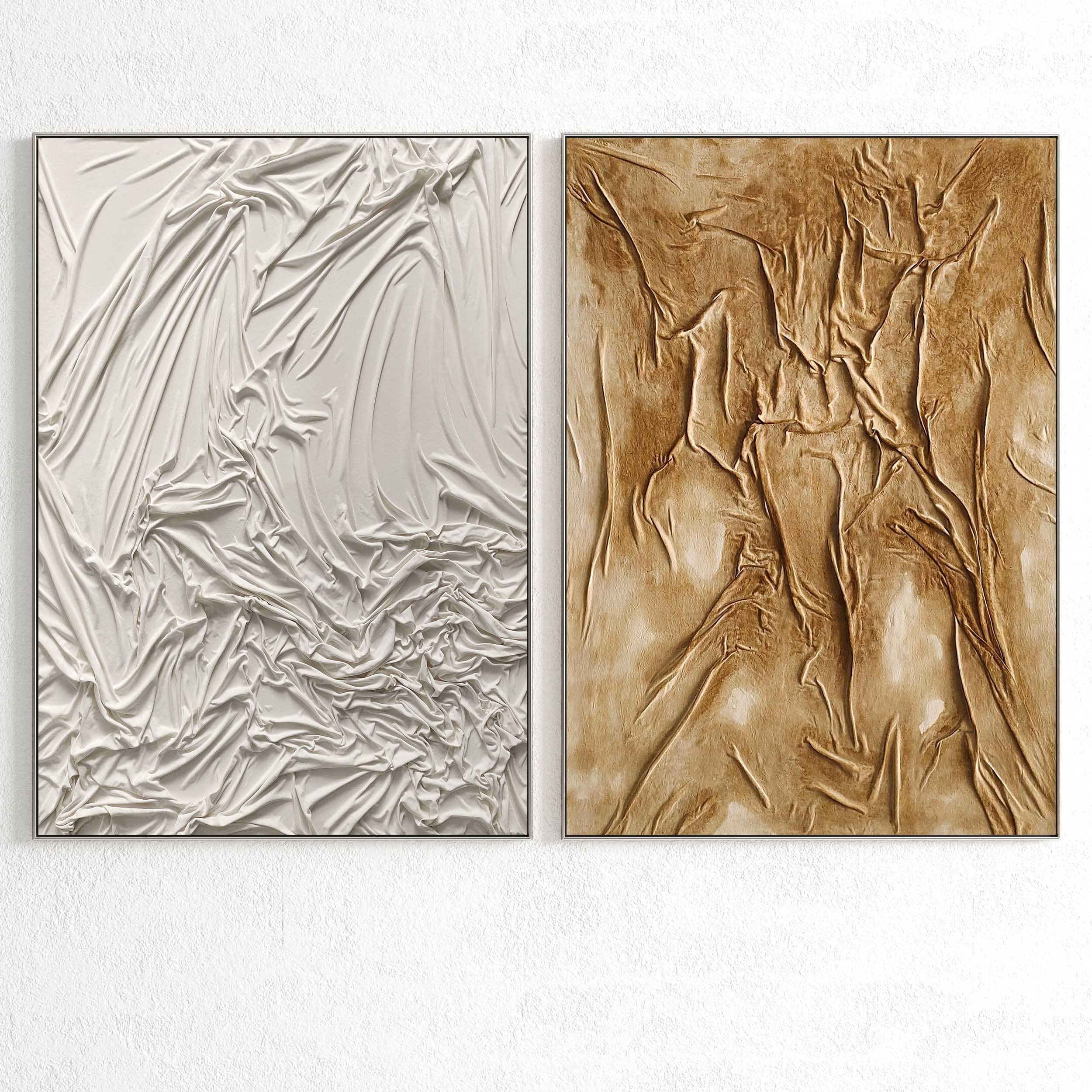 Plaster Two Photo Frame 350 Low-poly 3D model_3