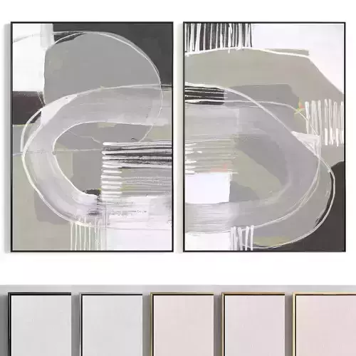 Plaster Two Photo Frame 351