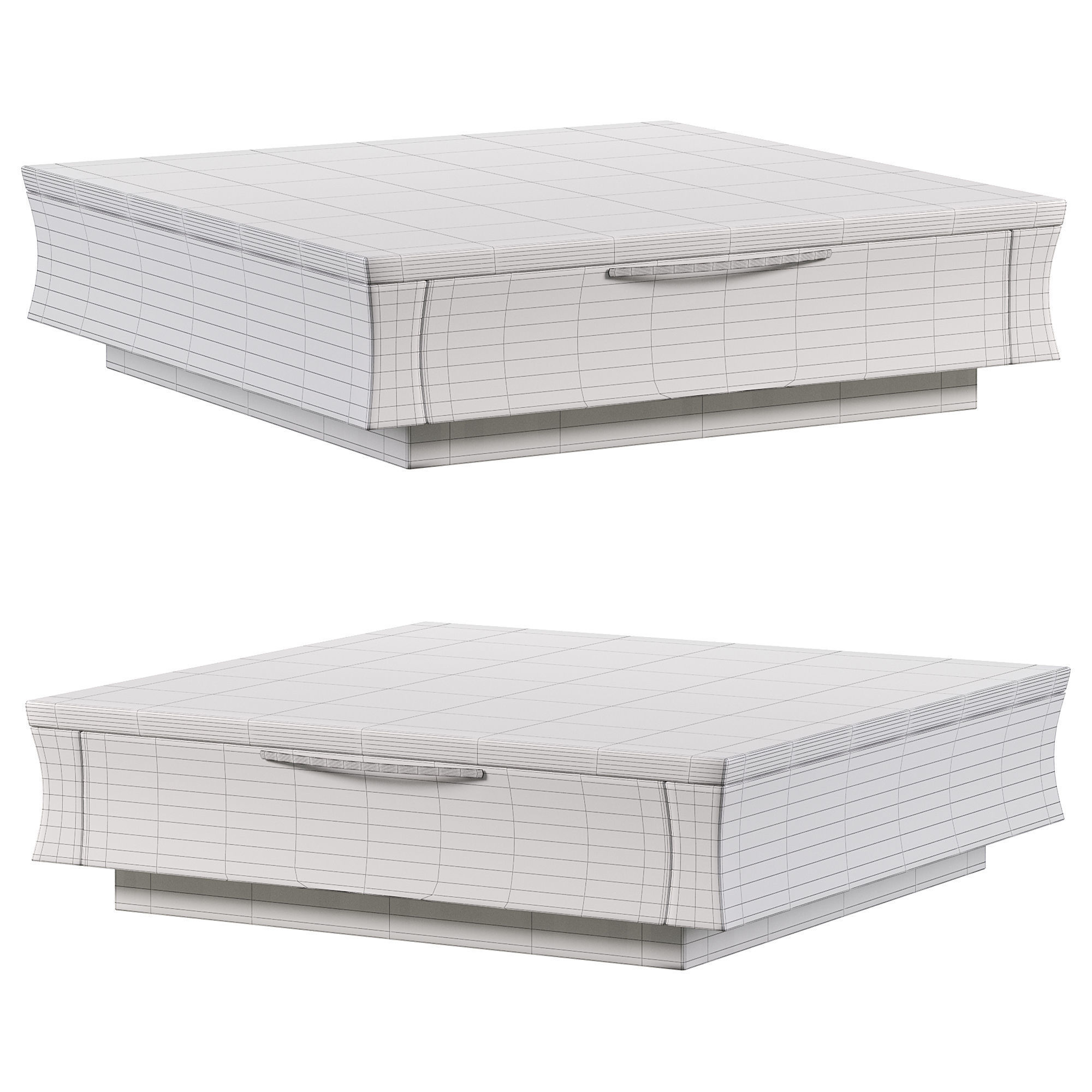 SQUARE COFFEE TABLE by giorgiocollection 3D model_3