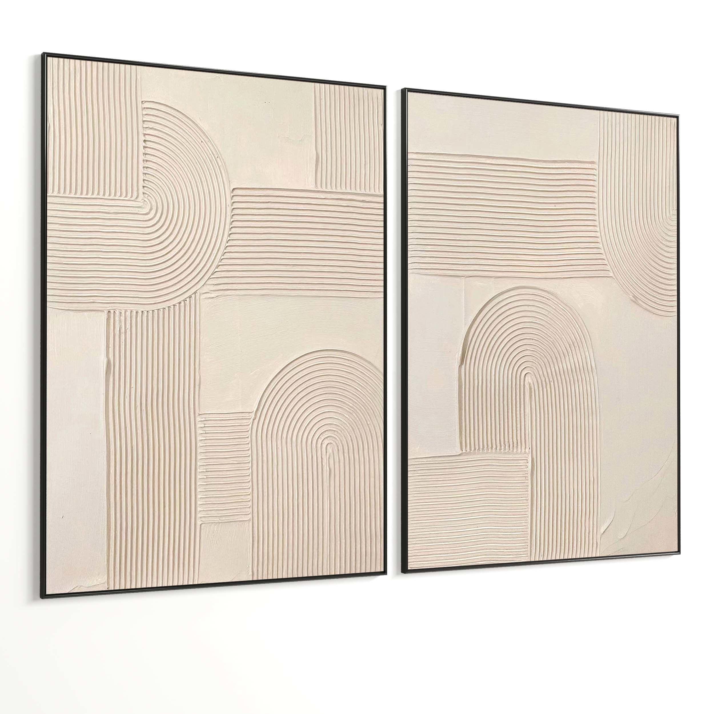 Plaster Two Photo Frame 355 Low-poly 3D model_5