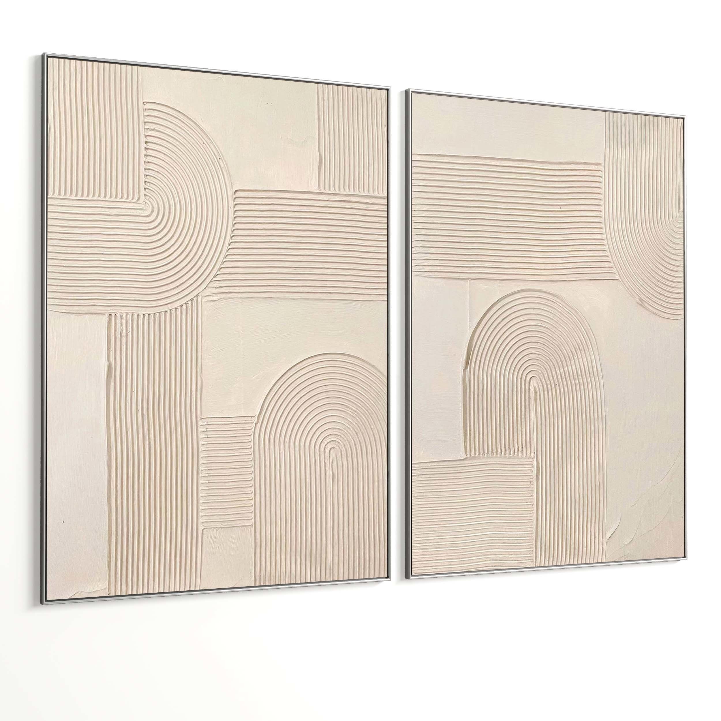 Plaster Two Photo Frame 355 Low-poly 3D model_4