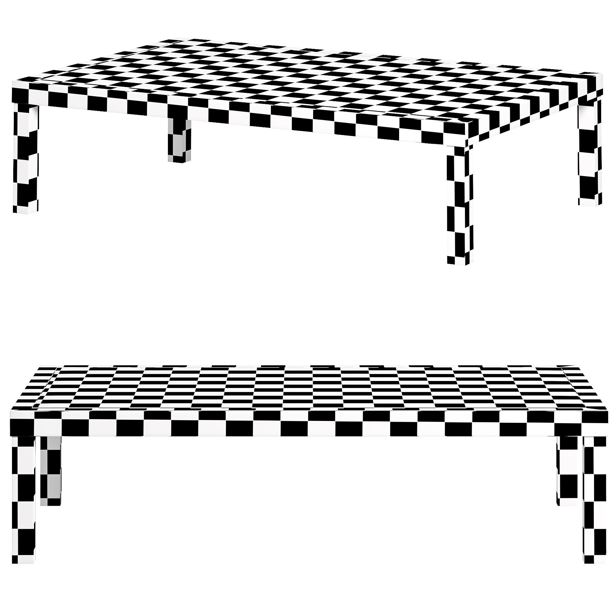 RECTANGULAR COFFEE TABLE By giorgiocollection 3D model_4