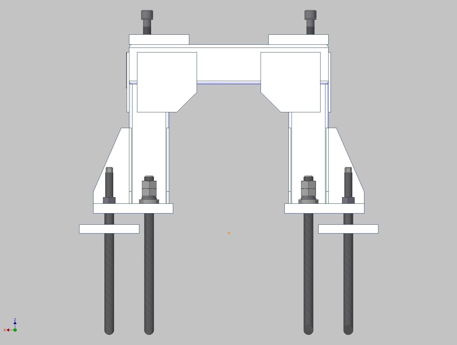 26367-ROBOT BASE KAWASAKI BX100S-500 3D model_1