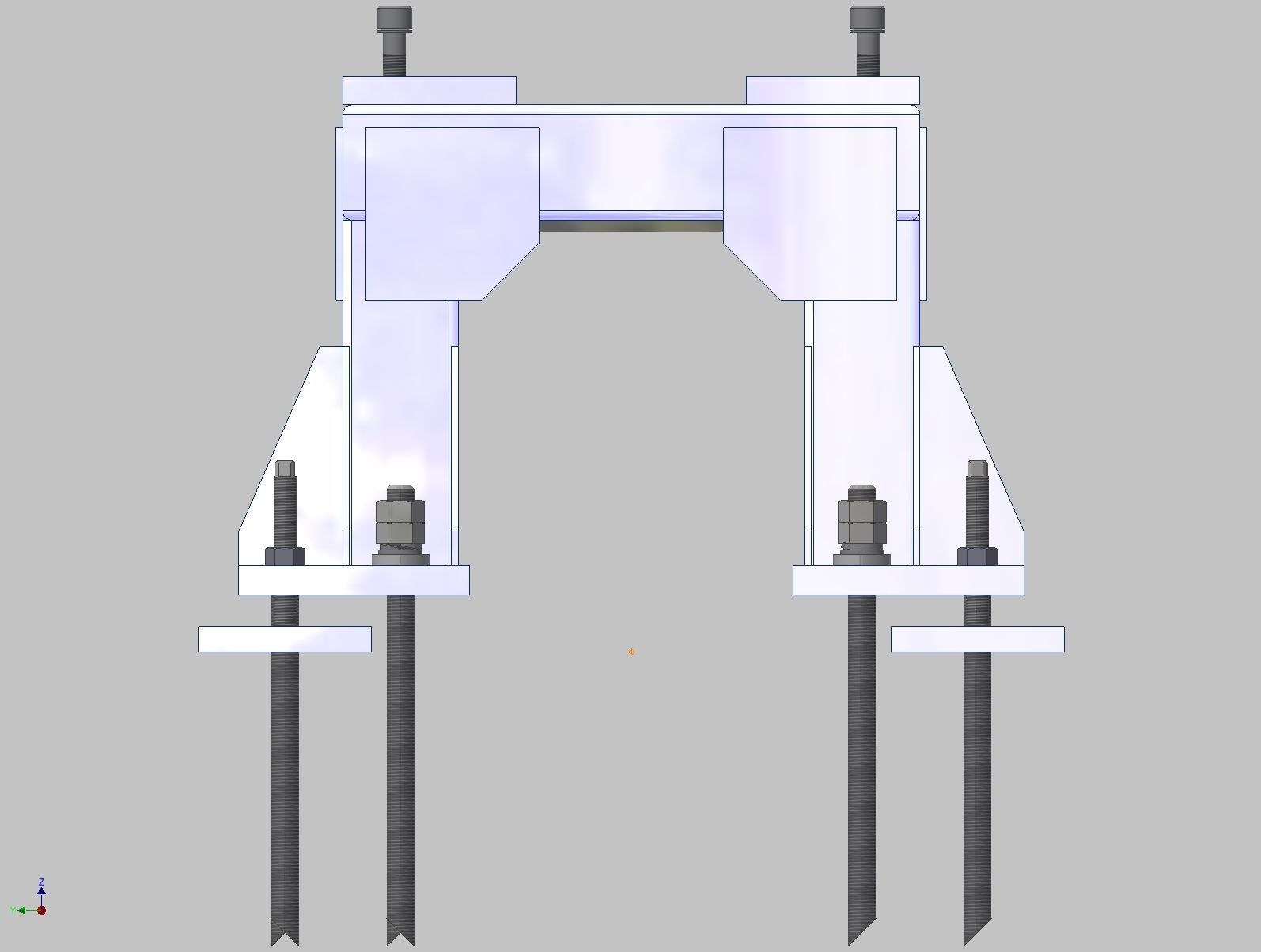 26367-ROBOT BASE KAWASAKI BX100S-500 3D model_2