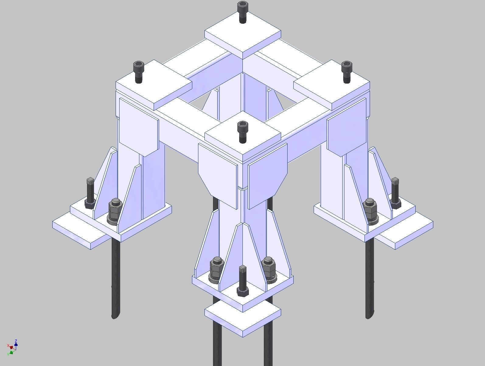 26367-ROBOT BASE KAWASAKI BX100S-500 3D model_7