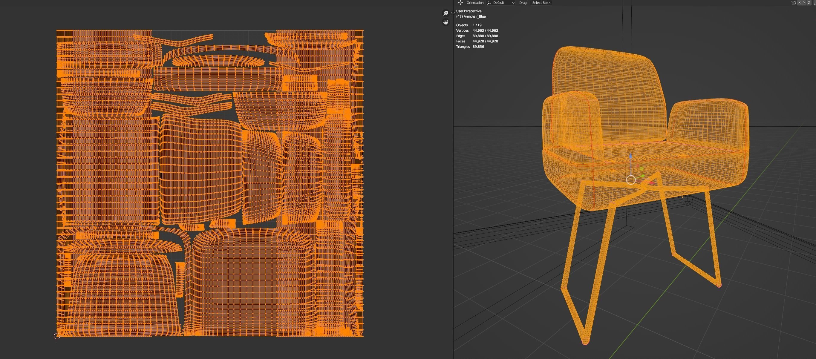 Seamless Fabric Texture PBR with Model Texture_6