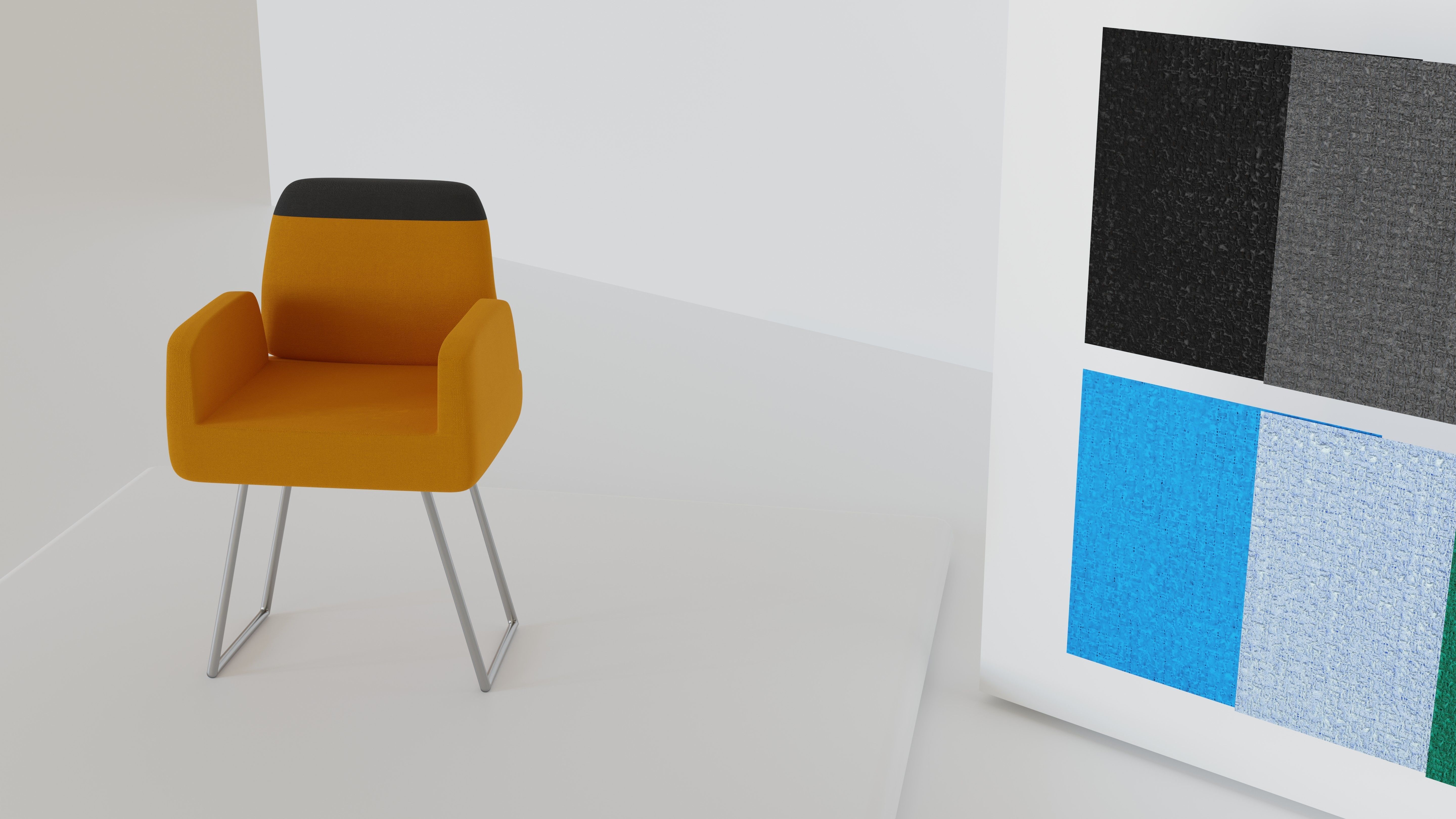 Seamless Fabric Texture PBR with Model Texture_2