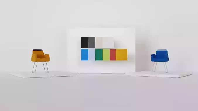 Seamless Fabric Texture PBR with Model