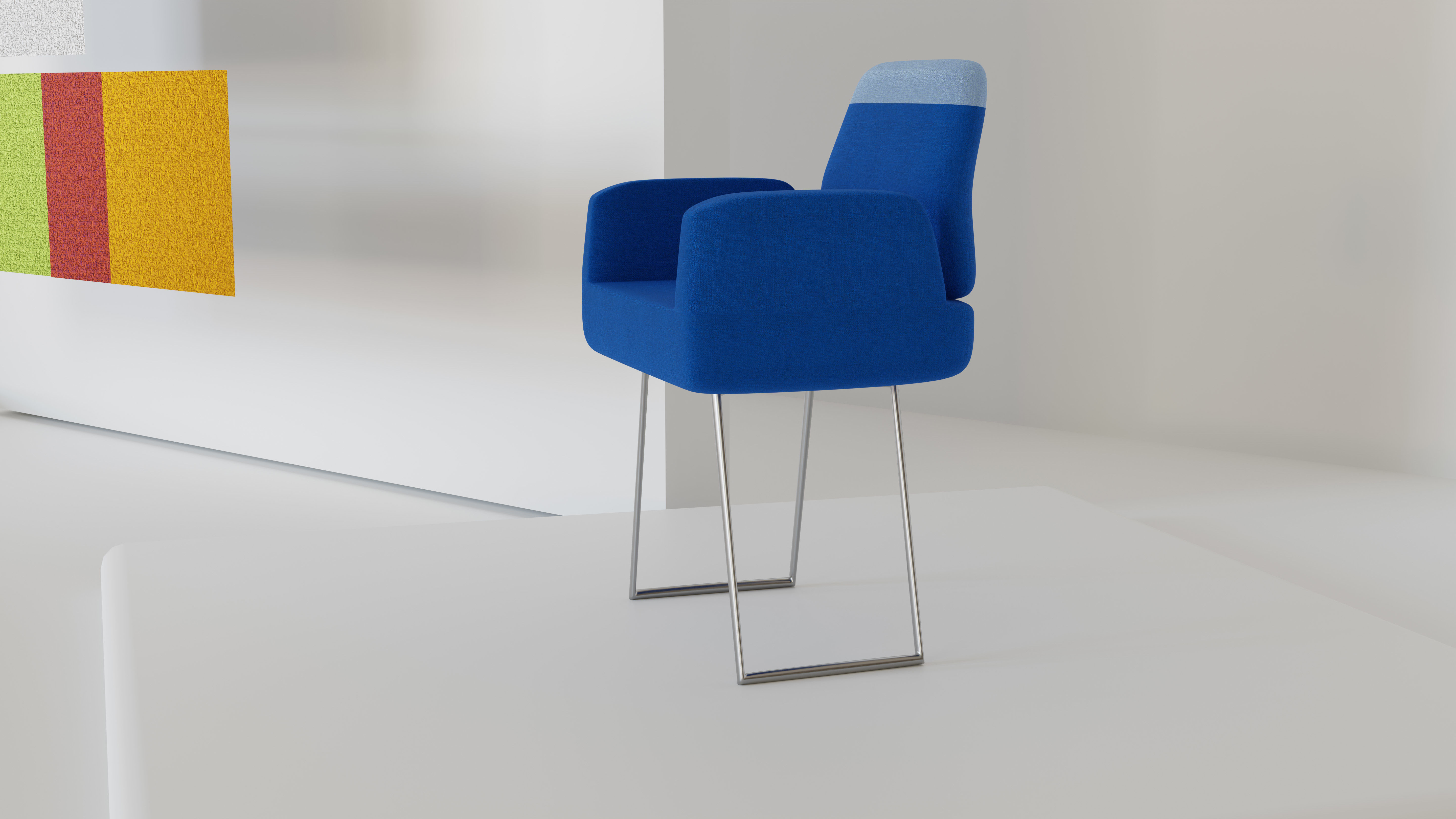 Seamless Fabric Texture PBR with Model Texture_3