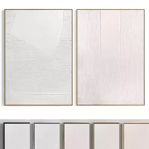 Plaster Two Photo Frame 357