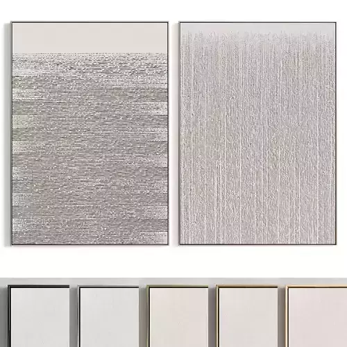 Plaster Two Photo Frame 358