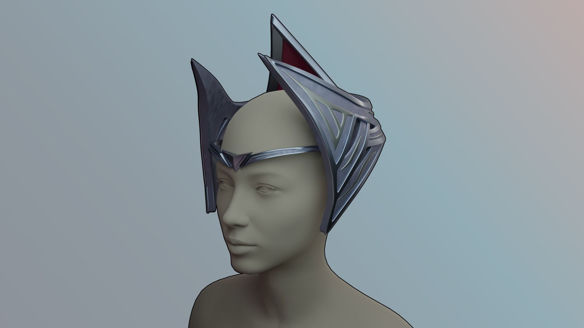 wild rift irelia head accessories cosplay 3D model 3D printable | CGTrader