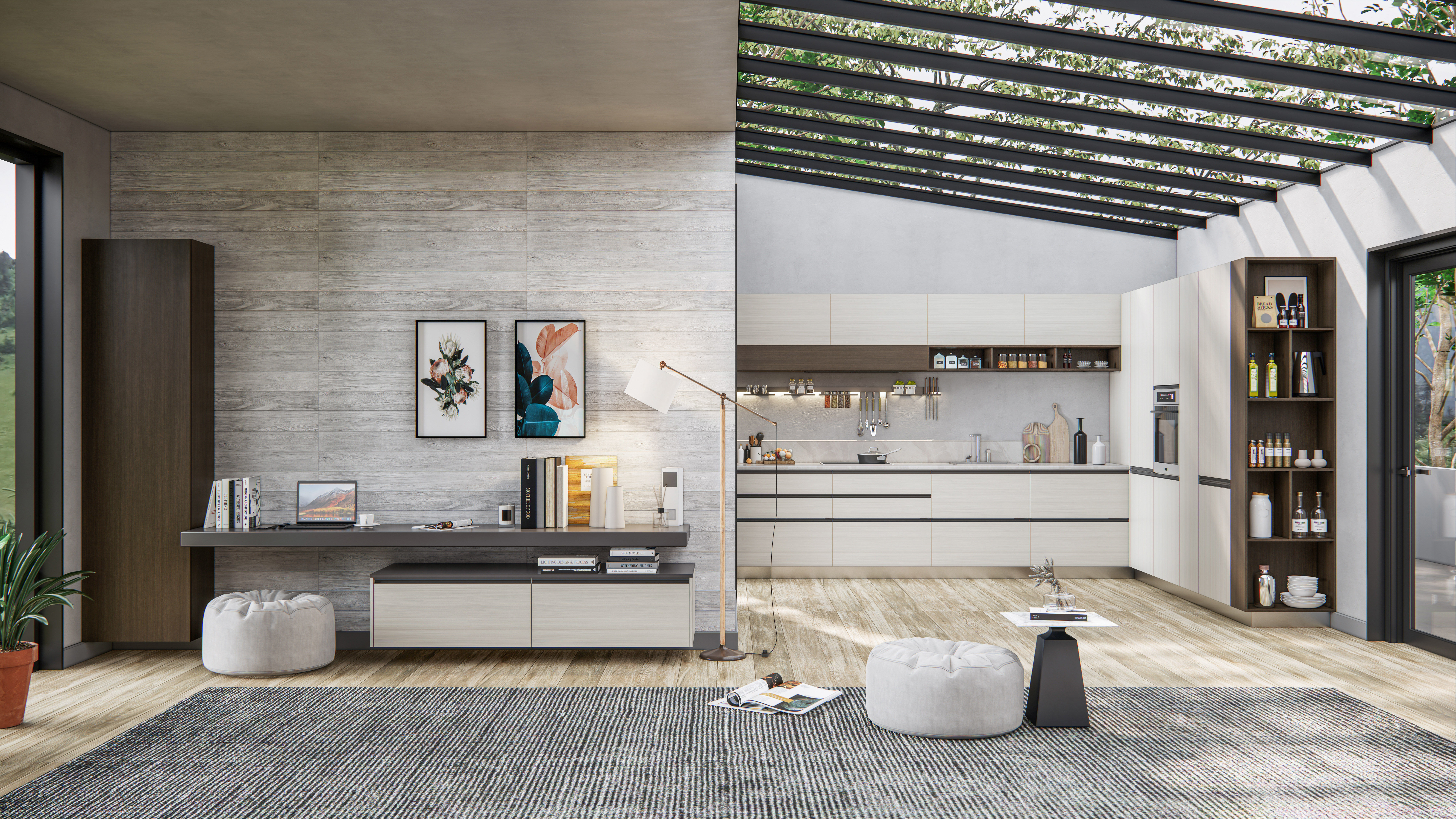 Kitchen fully parametric  Resizable manufacturable  0020 3D model_7