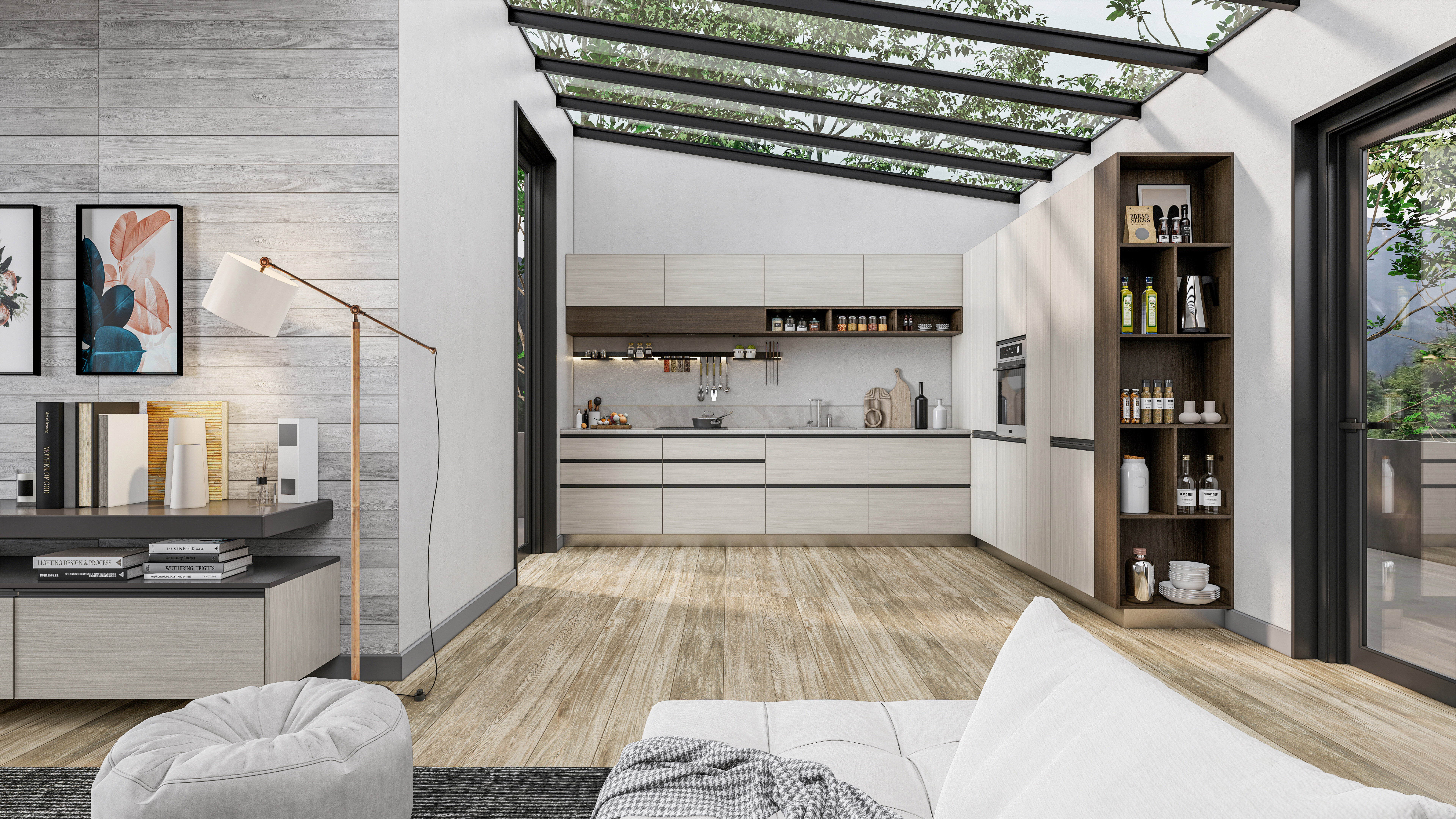 Kitchen fully parametric  Resizable manufacturable  0020 3D model_11