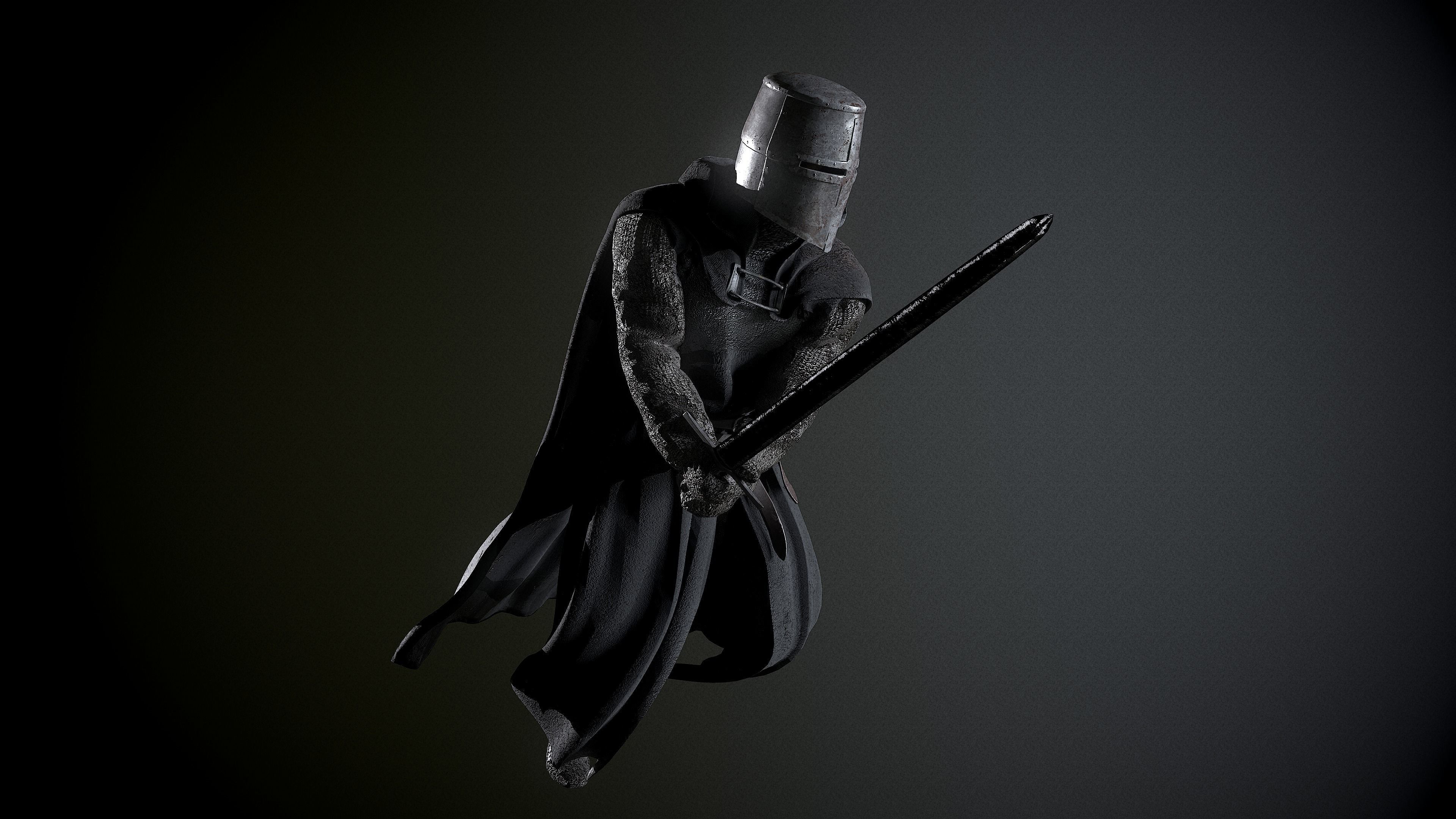 Knight in Shining Armor 3D model_7