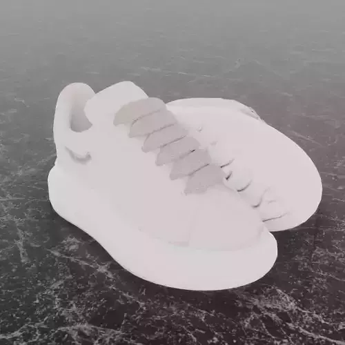 ALEXANDER MCQUEEN 3D SHOES - PINK GLITTER