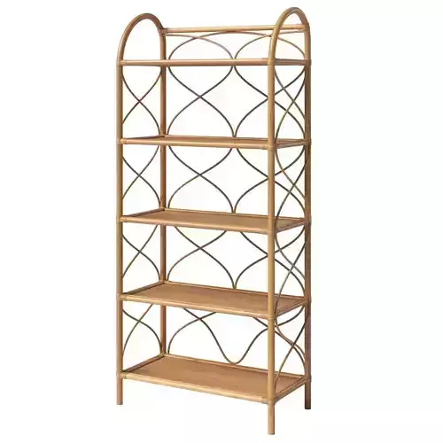 Bonton Rattan bookcase 3D model