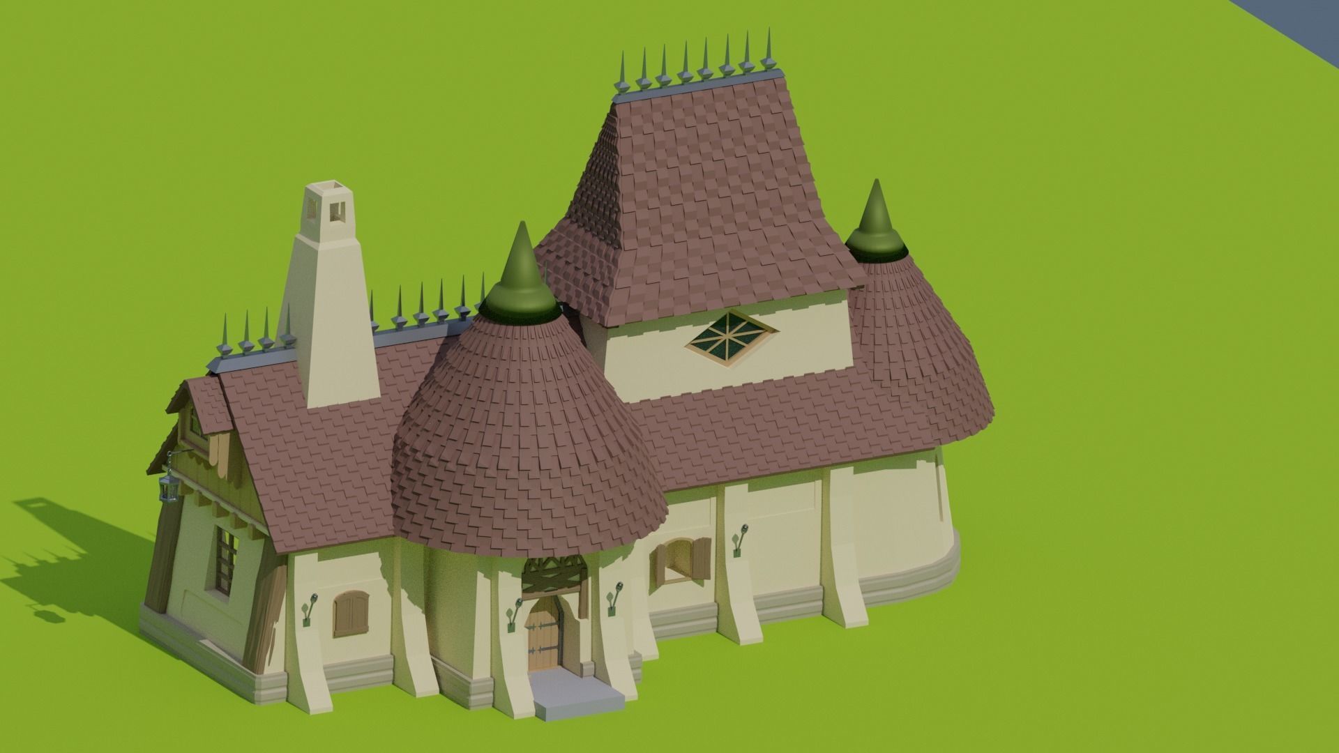 Kitbash Fantasy Medieval Assets Middle-Poly 3D model_5