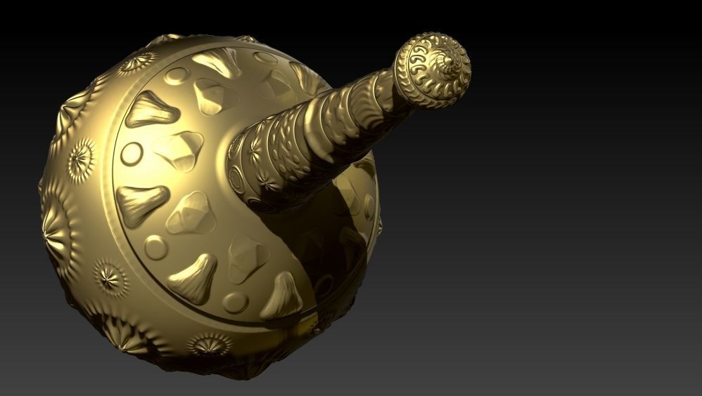 Gada 3D Model 3D print model_3