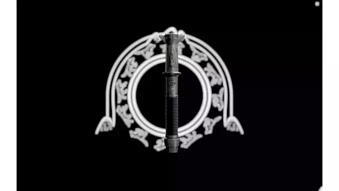 Baylan Skoll Lightsaber 3D print model