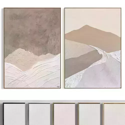 Plaster Two Photo Frame 360