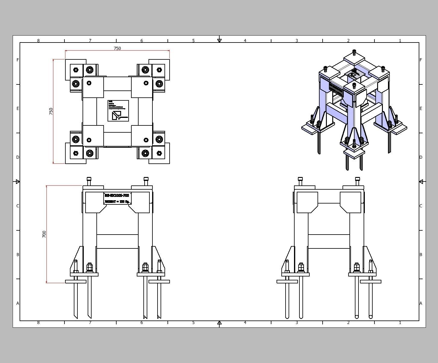 26368-ROBOT BASE KAWASAKI BX100S-700 3D model_8