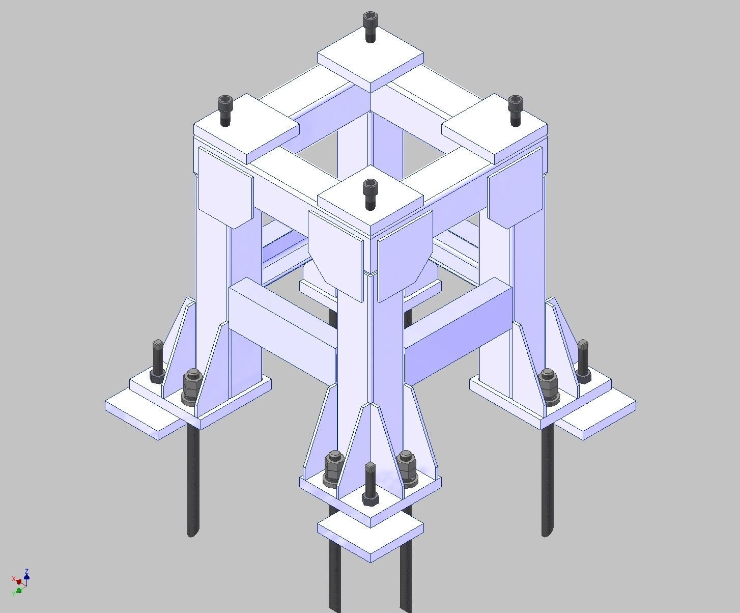 26368-ROBOT BASE KAWASAKI BX100S-700 3D model_7