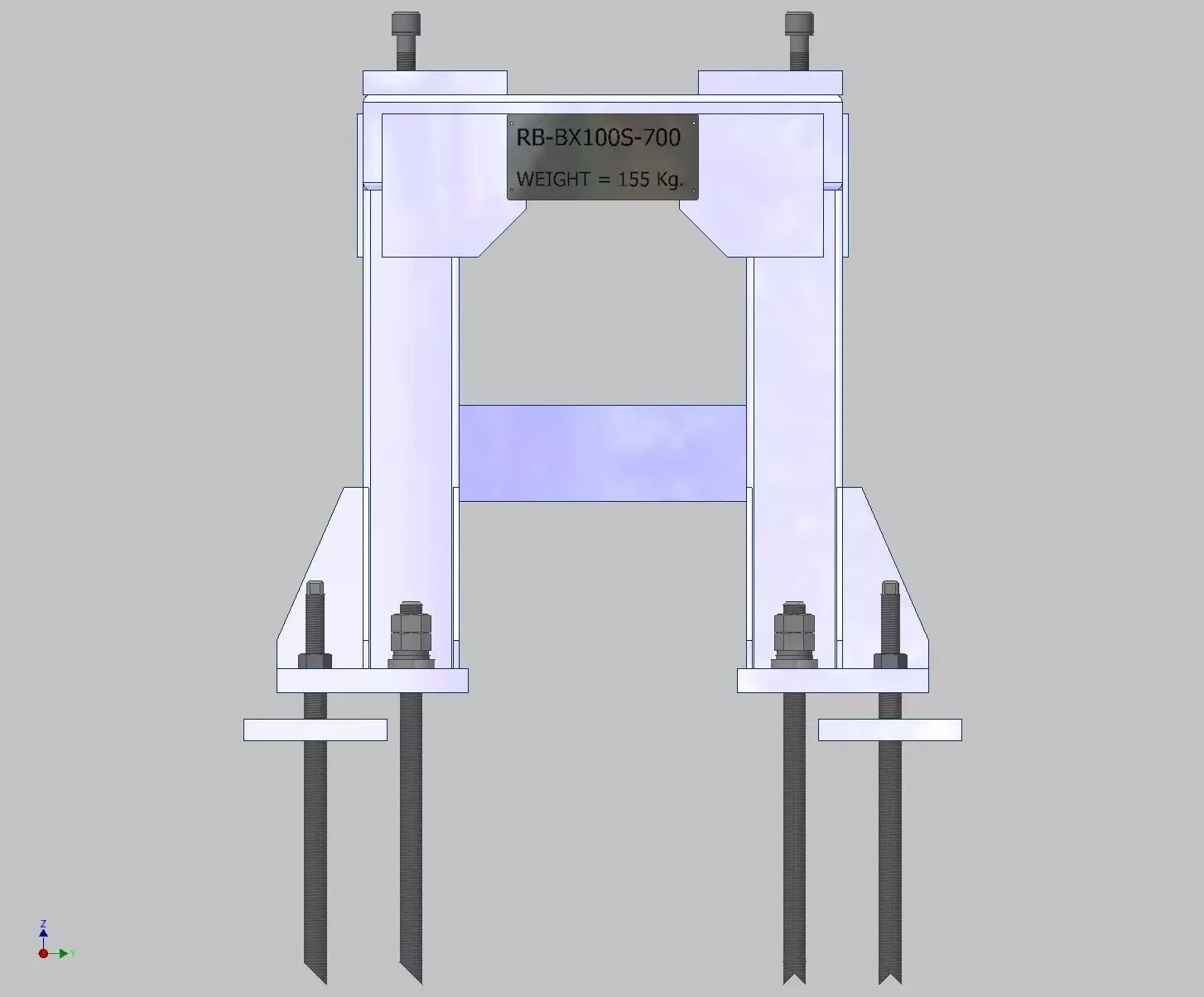 26368-ROBOT BASE KAWASAKI BX100S-700 3D model_0